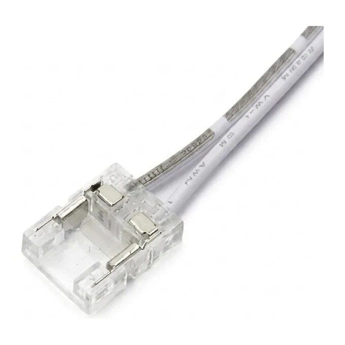 Synergy 21 LED Flex Strip zub. COB IP20 Connector + wire single color 8mm — image 1