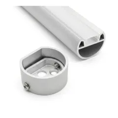Synergy 21 LED U-Profil zub ALU077 Endkappe / Set