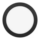 Synergy 21 LED Wechselrahmen light panel rund 28W Schwarz