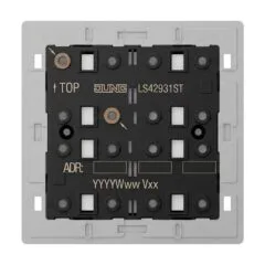 Jung LS 4293 1ST KNX Tastsensor-Modul Universal, 3fach, F40, Secure, Serie LS
