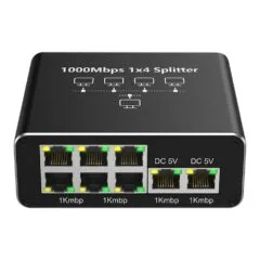 network splitter/switch 5 port • 5x 1GbE • fanless • ALL-NS1005