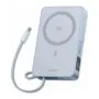 UGREEN PB773 MagFlow 10,000mAh 25W Magnetic Wireless Powerbank Qi2 integrated 30W USB-C fast charging cable MagSafe-compatible silver