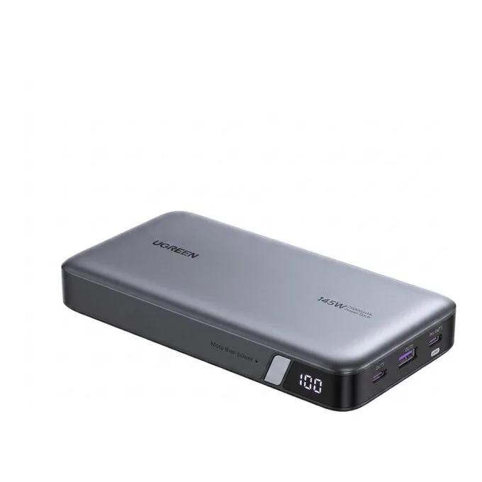 UGREEN PB551 20.000mAh 145W Powerbank 1x USB-C 1x USB-A 1x integrated USB-C cable display — image 1