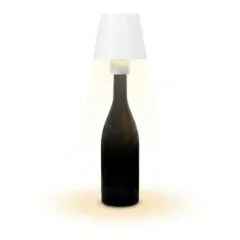 Synergy 21 LED table lamp battery for bottles, outdoor IP54, touch switch dimmable, white