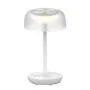 Synergy 21 LED table lamp SOLAR/battery, outdoor IP54, touch switch dimmable, transparent white