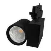 Synergy 21 LED Track series for power rail VLA series 30W, 45°, ww, CRI>90 black