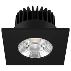 Synergy 21 LED ceiling installation spot Helios black, square, neutral white