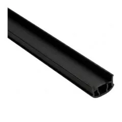 Synergy 21 LED U-profile tob ALU014 PMMA opal diffuser/cover black/black plastic cover opal