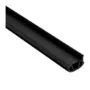 Synergy 21 LED U-profile tob ALU014 PMMA opal diffuser/cover black/black plastic cover opal