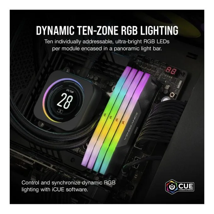 Corsair Vengeance RGB CMH8GX5M1B5200C40 memory module — image 6