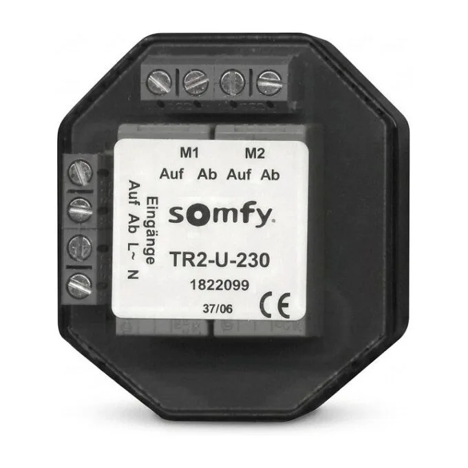 SOMFY 1822099 separating relays TR2-U-230 flush plaster f — image 1