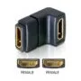 DeLOCK Adapter HDMI female > HDMI female 90° down