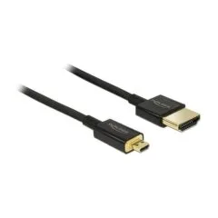 DeLOCK HDMI-A/HDMI Micro-D, 2 m HDMI cable