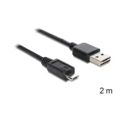 DeLOCK EASY-USB 2.0-A - USB 2.0 micro-B, 2m USB cable
