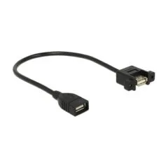 DeLOCK 0.25m 2xUSB2.0-A USB cable