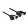 DeLOCK USB 2.0 B/A, 0.25m USB cable