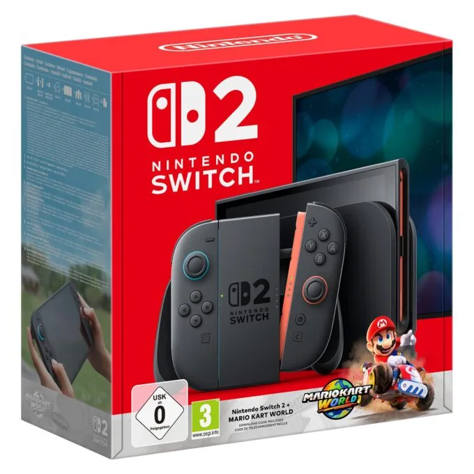 Nintendo Switch 2 + Mario Kart World portable game console — image 1