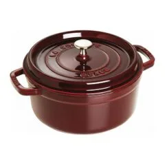 Dust La Marmite 24cm round, grenadine, cast iron