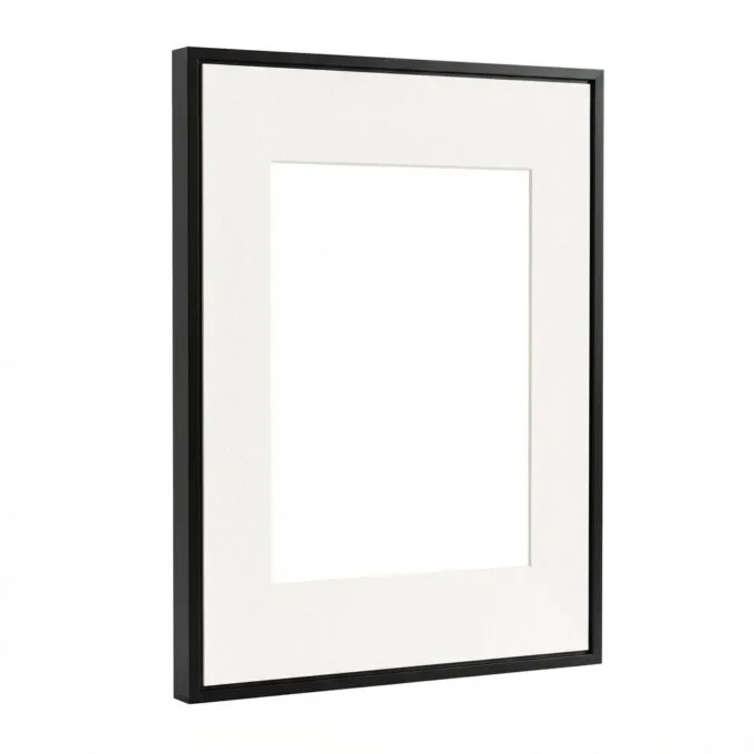 AURA Photoframe Aspen Ink with Paper Mat — image 1