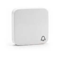 BUSCH JAEGER BJ 2520KI-214 Cover f.Taster m.Symbol Klingel Reflex SI alpine white