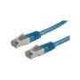 ROLINE S/FTP (PiMF) Patch Cord Cat.6, blue 1.0m networking cable
