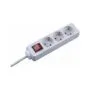 BACHMANN SELLY power strip 3x protective contact switch white 1.5m