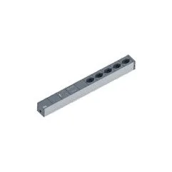 BACHMANN 48.26cm 19-inch socket strip GVS 5xT13 sockets
