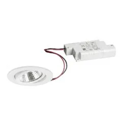 Brumberg 39263173 Nivalis LED-Einbaustrahler 230 V AC 50 Hz 8W 3000K 650lm ws DA 68mm