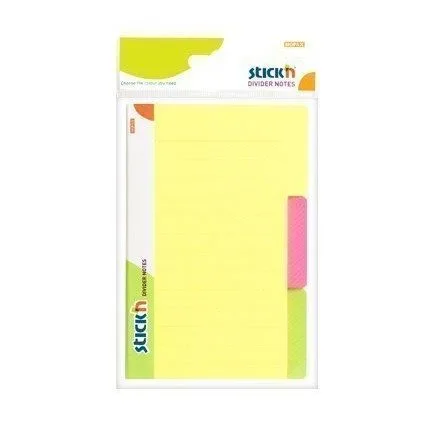 STICK N DIVIDER NOTE 148.4X97.6MM 3 X 60 SHEETS PAD — image 1