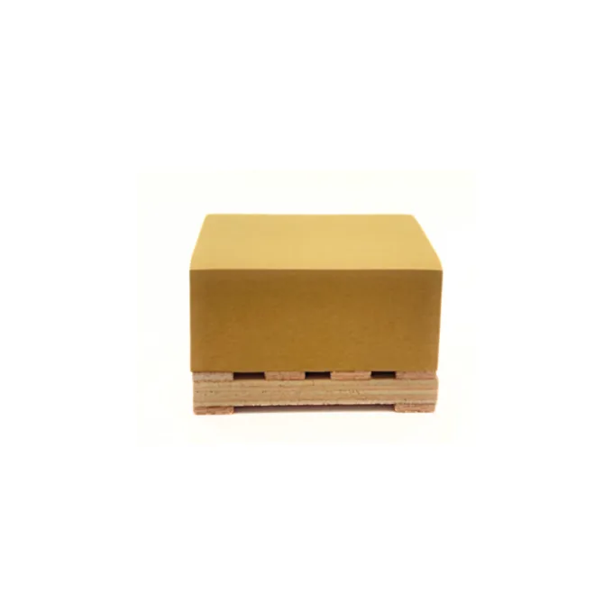 STICK N KRAFT NOTES 76X76MM 400S WITH LITTLE PALLET NO SIDE PRINTING — image 1