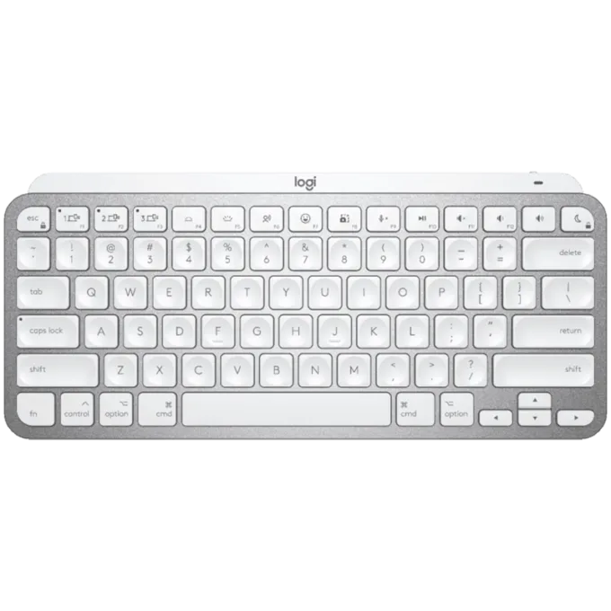 LOGITECH MX Keys Mini For MAC Bluetooth Illuminated Keyboard - PALE GREY - US INT'L — image 1