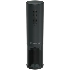 Bolsena, Electric wine opener with Prestigio Logo, aerator , vacuum preserver, Black color
