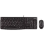LOGITECH MK120 Corded Combo - BLACK - USB - RUS