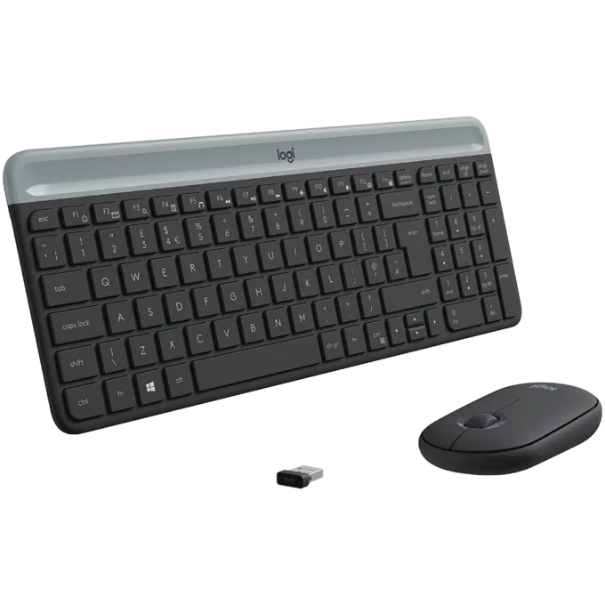 LOGITECH MK470 Slim Wireless Combo - GRAPHITE - RUS — image 1