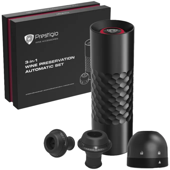 Electric Vacuum Wine Stopper with 2 stoppers — image 1