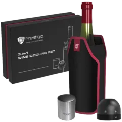 Wine Stopper + Champagne Stopper + Sleeve