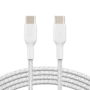 BELKIN USB-C to USB-C Cable Braided, 1M, White