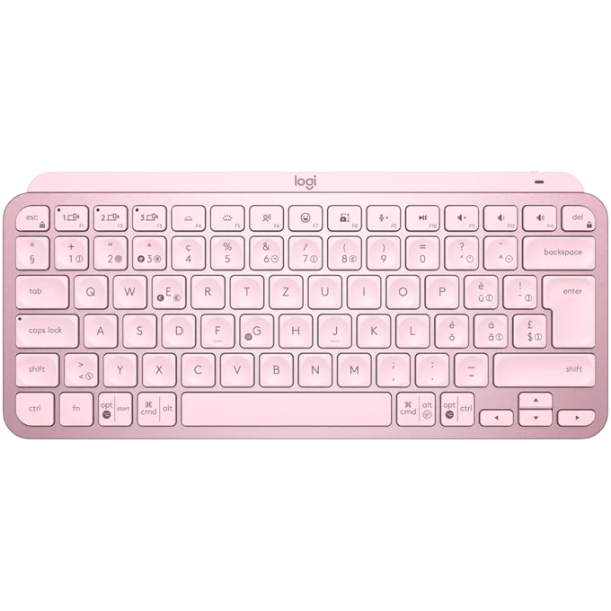 LOGITECH MX Keys Mini Bluetooth Illuminated Keyboard - ROSE - UK — image 1