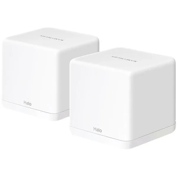 AC1300 Whole Home Mesh Wi-Fi SystemSPEED: 400 Mbps at 2.4 GHz + 867 Mbps at 5 GHzSPEC: 2× Internal Antennas, 2× Gigabit Ports per Unit (WAN/LAN auto-sensing)FEATURE: MERCUSYS APP, Router/AP Mode, One Unified Network, Seamless Roaming, Easy Expans — image 1