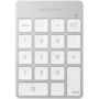 SATECHI Aluminum Slim Rechargeable Bluetooth Keypad Silver
