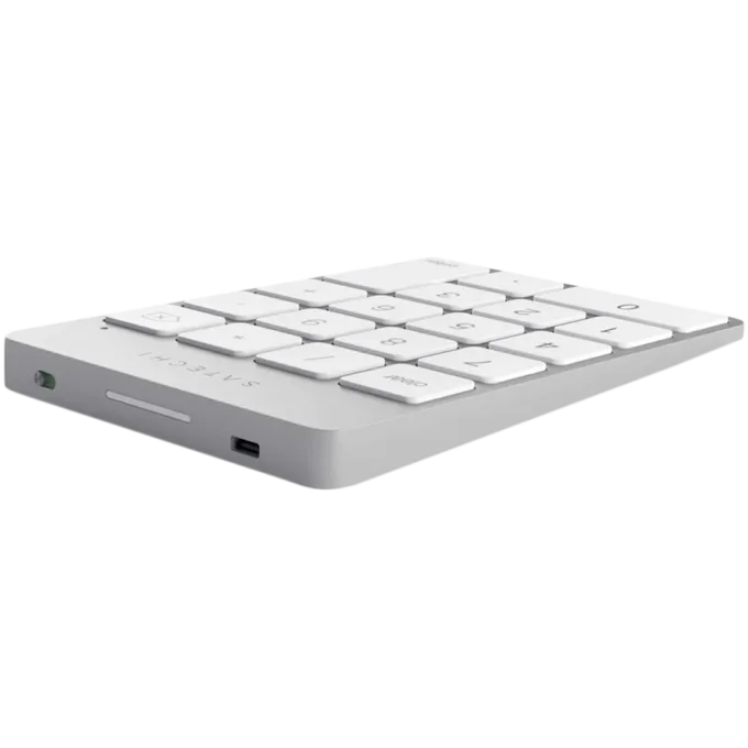 SATECHI Aluminum Slim Rechargeable Bluetooth Keypad Silver — image 3