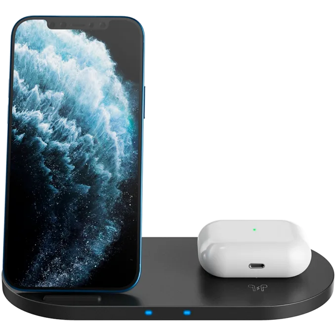CANYON wireless charger WS-202 10W 2in1 Black — image 2
