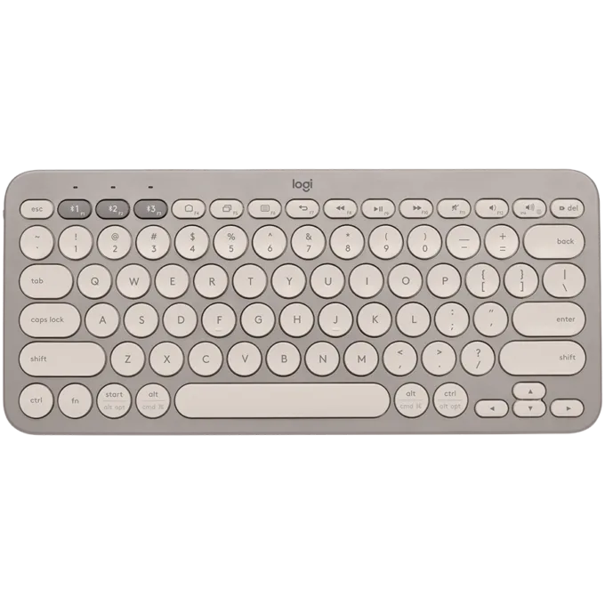 LOGITECH K380 Multi-Device Bluetooth Keyboard - SAND - RUS — image 1