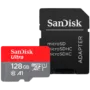 SANDISK Ultra microSDXC 128GB + SD Adapter 140MB/s A1 Class 10 UHS-I