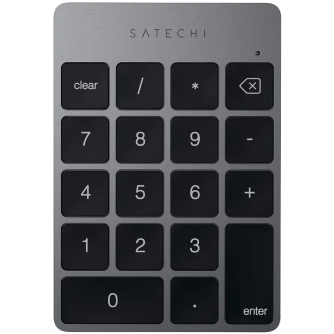 SATECHI Aluminum Slim Rechargeable Bluetooth Keypad Space Gray — image 1