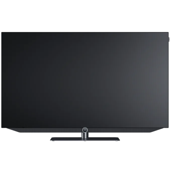 LOEWE TV 55'' Iconic V dr+ (Bild V 55 TV / Klang bar3 mr / Floor stand + Accessory box Iconic), Graphite grey — image 1