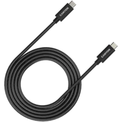 CANYON cable UC-42 USB-C to USB-C 240W 20Gbps 4k 2m Black