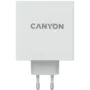 CANYON H-140-01, Wall charger with 1USB-A, 2 USB-C. Input:100-240V~50/60Hz, 2.0A Max. USB-A Output: 5V /9V /12V/20V /28V Max Output Current:5.0A max