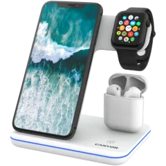 CANYON wireless charger WS-302 15W 3in1 UK White