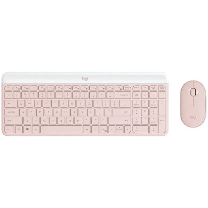 LOGITECH MK470 Slim Wireless Combo  - ROSE - US INT'L — image 1